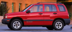 2002 chevrolet  tracker