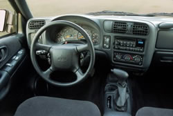 chevrolet blazer interior