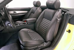 Nudo leather reclining bucket seats