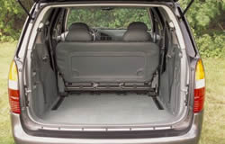 2002 Mercury Villager cargo room