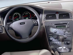 2002 Volvo S60 dashboard layout