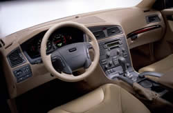 2002 Volvo XC dashboard layout