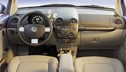 2002 VW Beetle interior