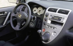 Honda Civic Si - dashboard layout