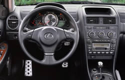 IS 300 SportCross - dashboard layout