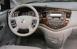 2003 Mazda MPV - dashboard layout