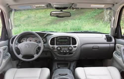 Toyota Sequoia dashboard layout