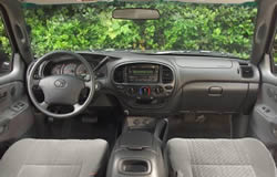 Toyota Tundra dashboard layout