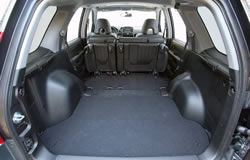 Honda CR-V with rear seats folded creates 72.0 cubic feet of cargo space