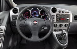 2005 Pontiac Vibe dashboard