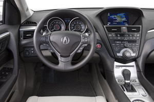 2012 Acura ZDX dashboard