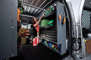 2012 Ford Transit customizable cargo area