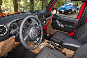 2012 Jeep Wrangler Unlimited Sahara interior 