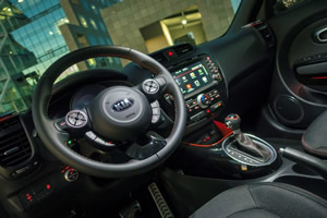 2016 Kia Soul Redzone dashboard